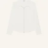 ZIPPED POPLIN SHIRT
