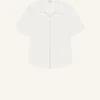 ZIPPED POPLIN SHIRT