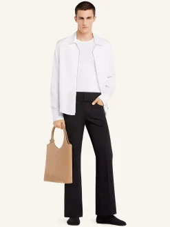 ZIPPED POPLIN SHIRT
