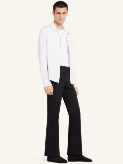 ZIPPED POPLIN SHIRT