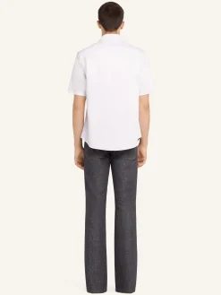 ZIPPED POPLIN SHIRT