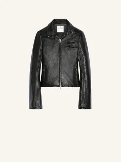 ZIPPED VINYL JACKET