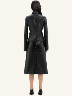 ZIPPED VINYL JACKET